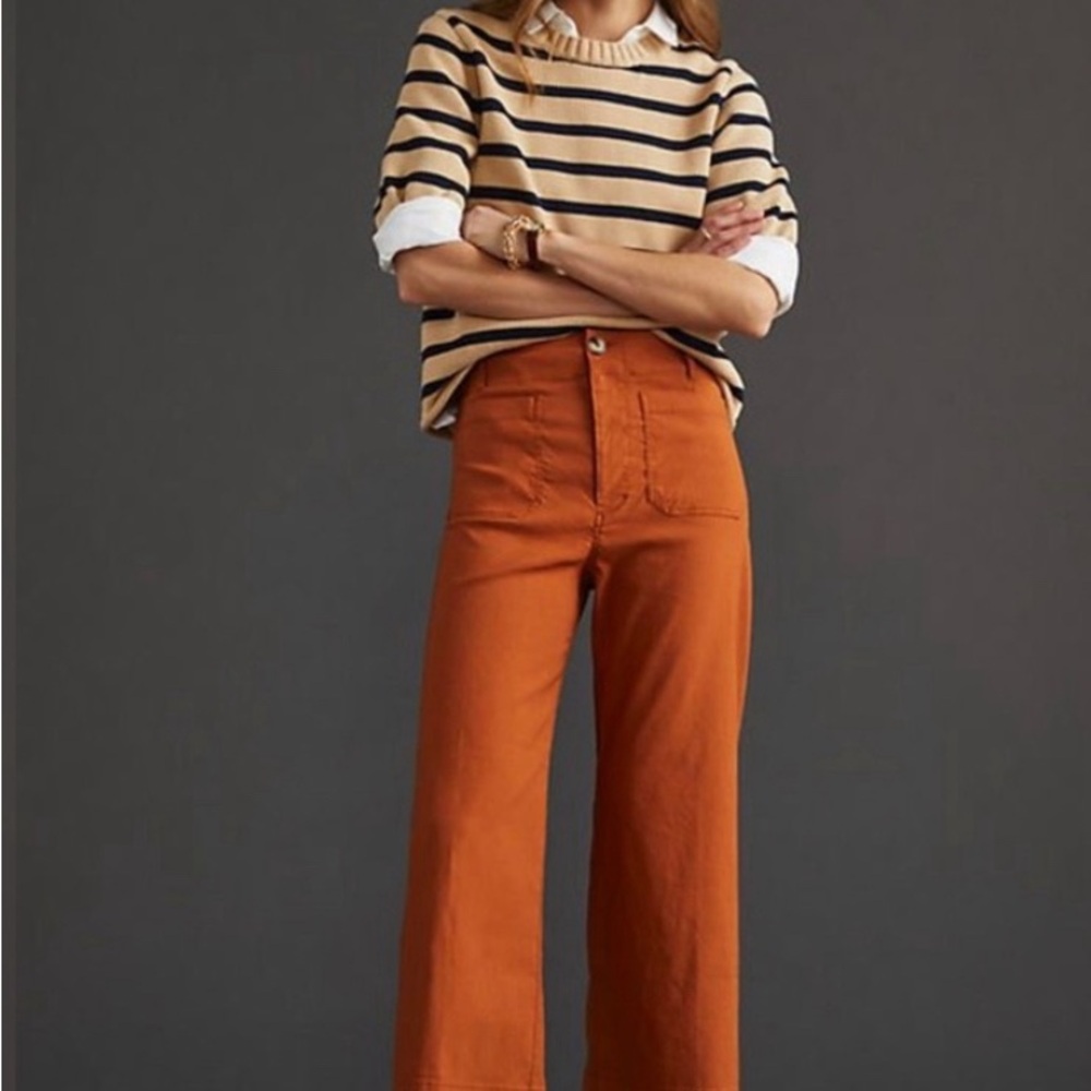 Anthropologie Maeve Colette Copper pants size 24 (XS / 0)